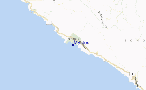 mapa de ubicación de Mystos