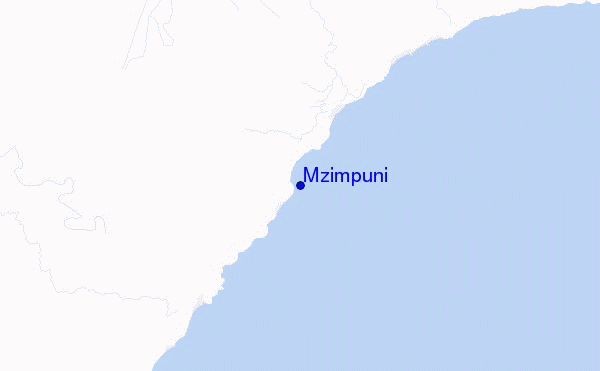 mapa de ubicación de Mzimpuni