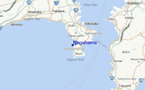 Nagahama Location Map
