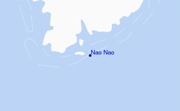 mapa de ubicación de Nao Nao