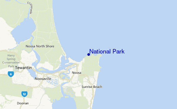 mapa de ubicación de National Park