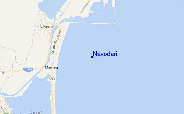 mapa de ubicación de Navodari