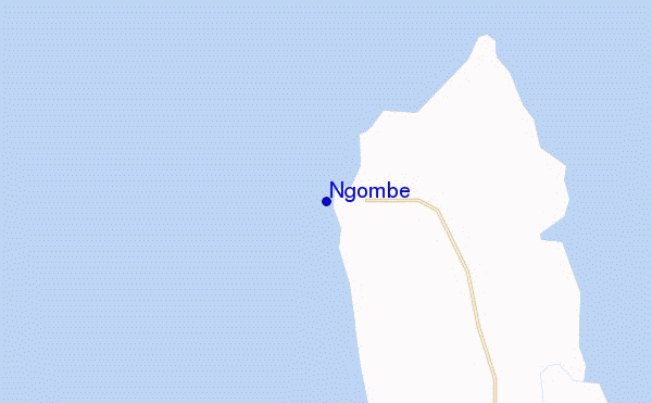 mapa de ubicación de Ngombe