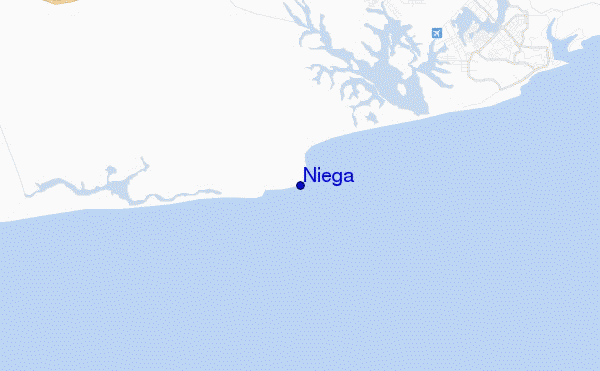 mapa de ubicación de Niega