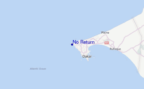 No Return Location Map
