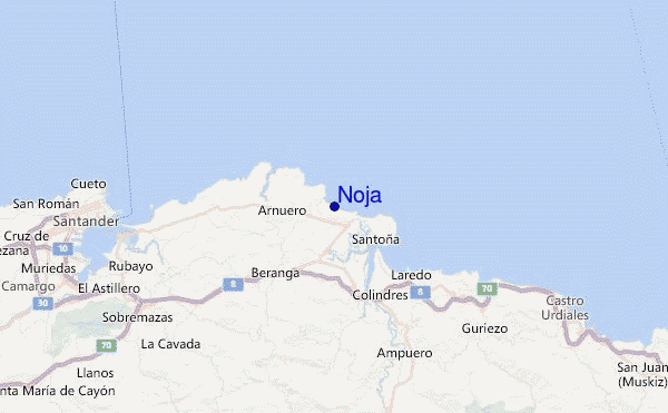 Noja Location Map