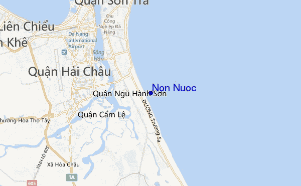 mapa de ubicación de Non Nuoc