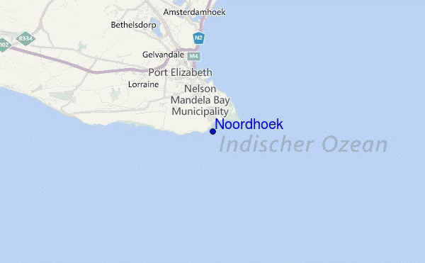 Noordhoek Location Map