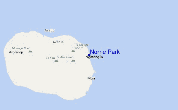 mapa de ubicación de Norrie Park