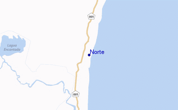 mapa de ubicación de Norte