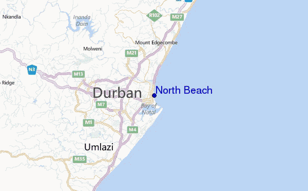 North Beach Location Map