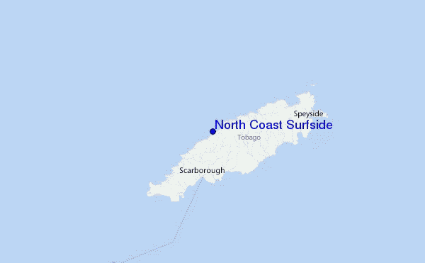 North Coast Surfside Location Map