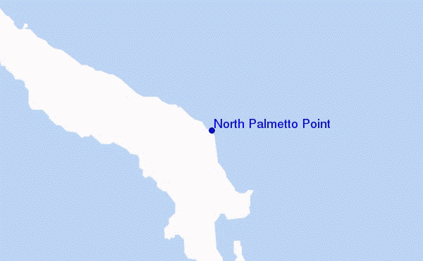 mapa de ubicación de North Palmetto Point