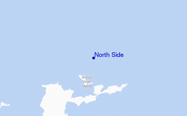 mapa de ubicación de North Side