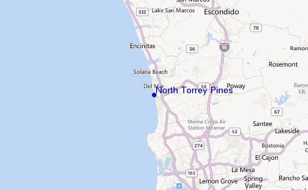 North Torrey Pines Location Map
