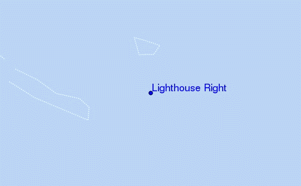 mapa de ubicación de Lighthouse Right