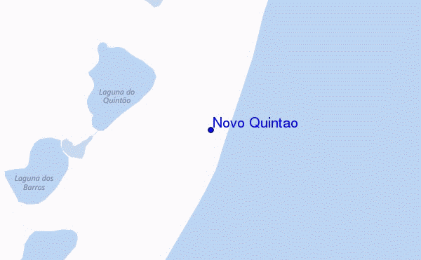 mapa de ubicación de Novo Quintao
