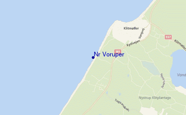 mapa de ubicación de Nr Voruper