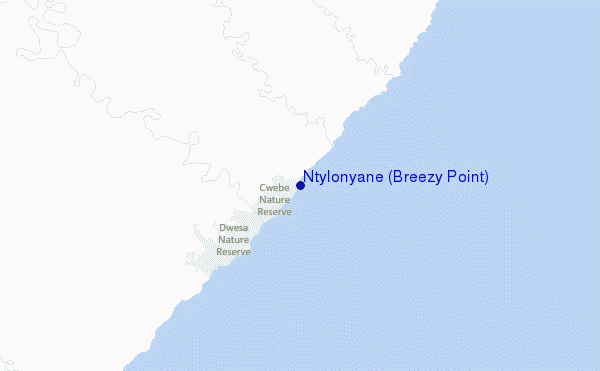 Ntylonyane (Breezy Point) Location Map