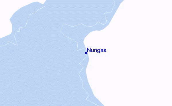 mapa de ubicación de Nungas
