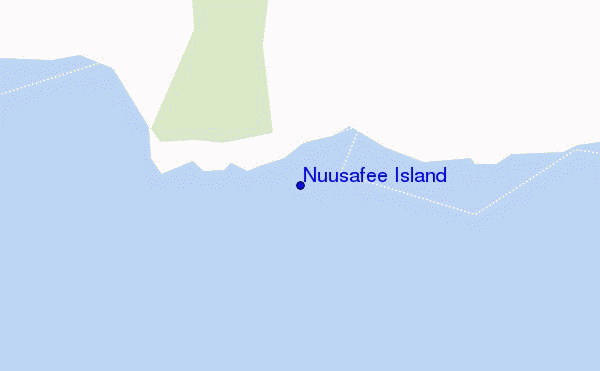 mapa de ubicación de Nuusafee Island
