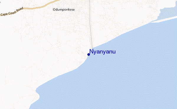 mapa de ubicación de Nyanyanu