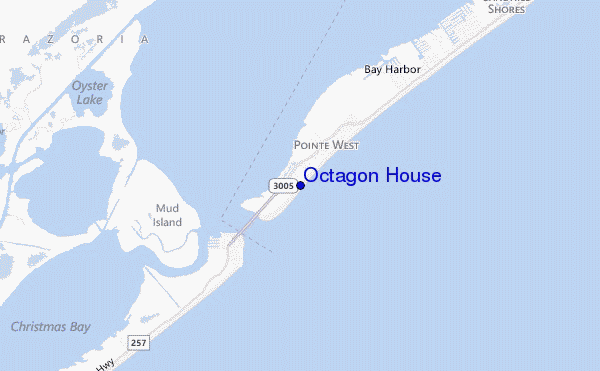 mapa de ubicación de Octagon House