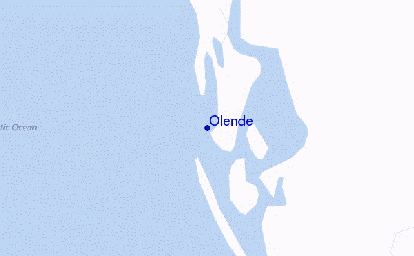 mapa de ubicación de Olende