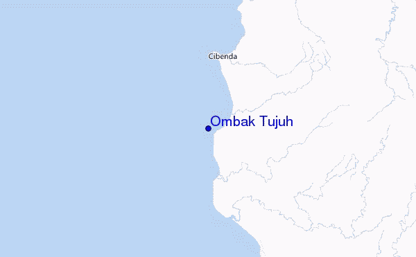 mapa de ubicación de Ombak Tujuh