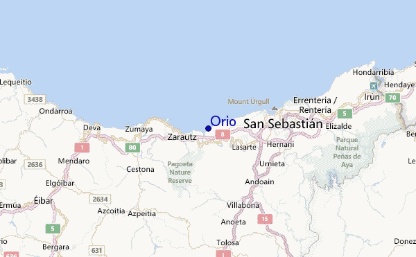 Orio Location Map