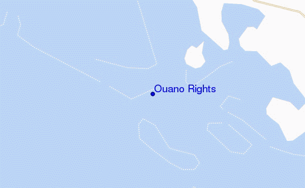 mapa de ubicación de Ouano Rights
