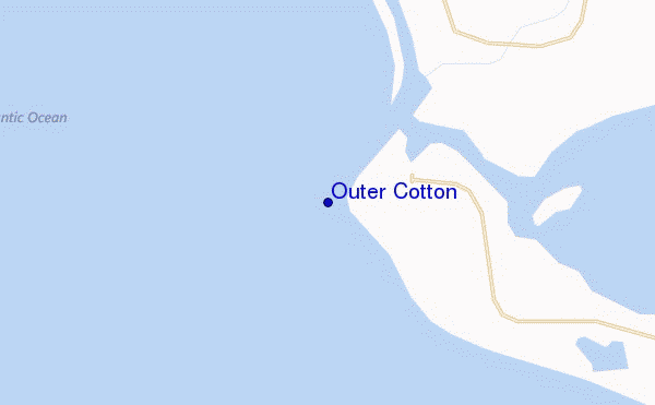 mapa de ubicación de Outer Cotton