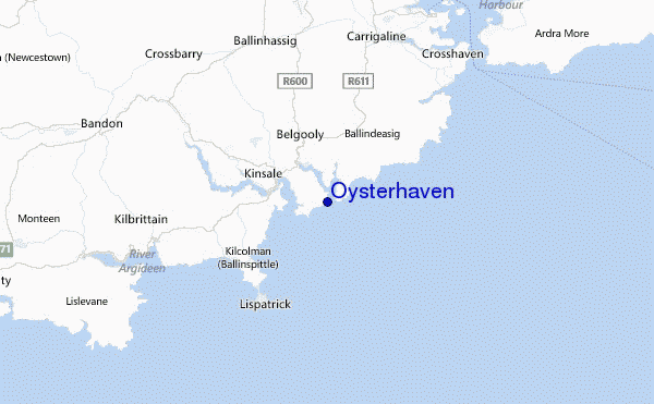 Oysterhaven Location Map