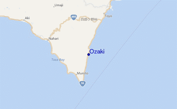 Ozaki Location Map