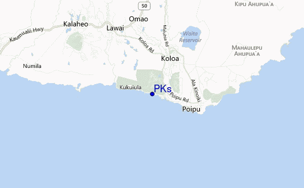 mapa de ubicación de PKs