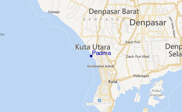 mapa de ubicación de Padma