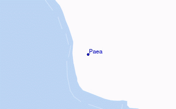 mapa de ubicación de Paea