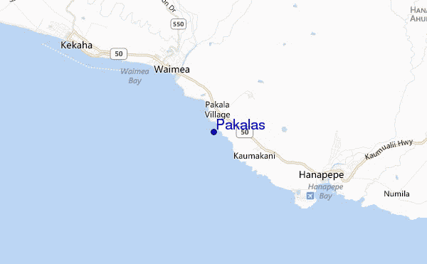 mapa de ubicación de Pakalas