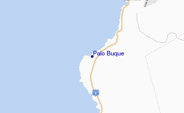 mapa de ubicación de Palo Buque