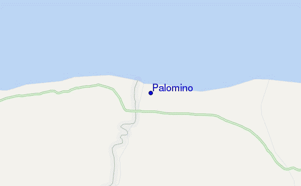 mapa de ubicación de Palomino