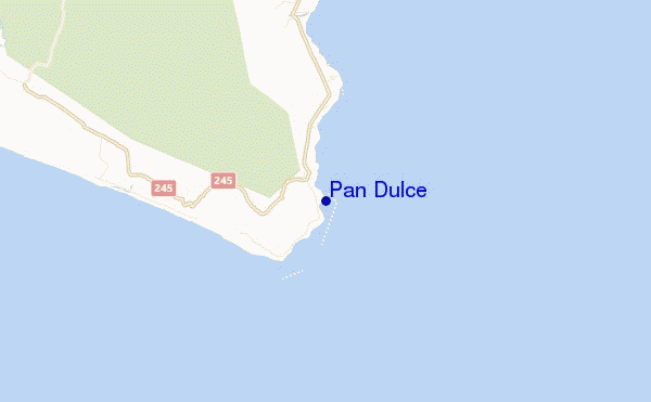 mapa de ubicación de Pan Dulce