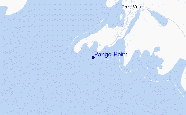 mapa de ubicación de Pango Point