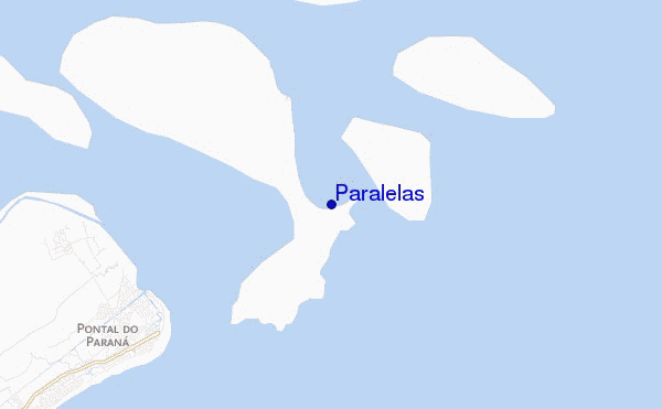 mapa de ubicación de Paralelas