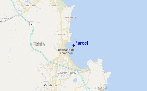 mapa de ubicación de Parcel