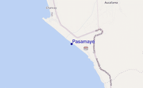 mapa de ubicación de Pasamayo