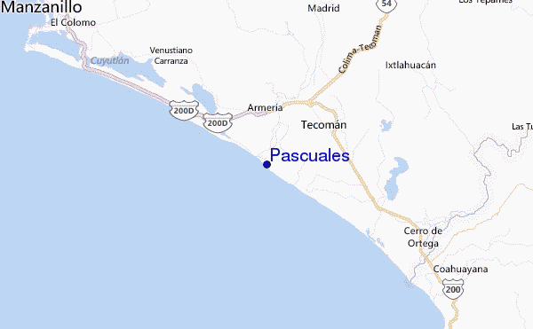 Pascuales Location Map