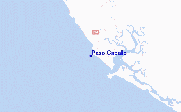 mapa de ubicación de Paso Caballo