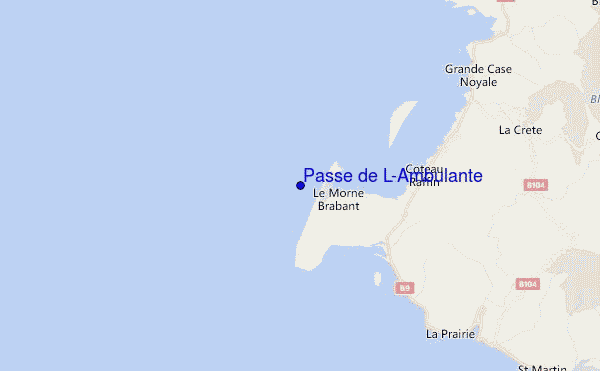 mapa de ubicación de Passe de L'Ambulante