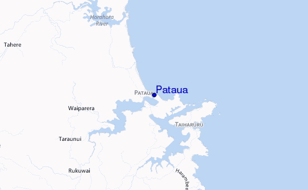mapa de ubicación de Pataua