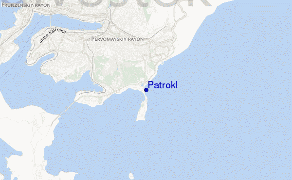 mapa de ubicación de Patrokl